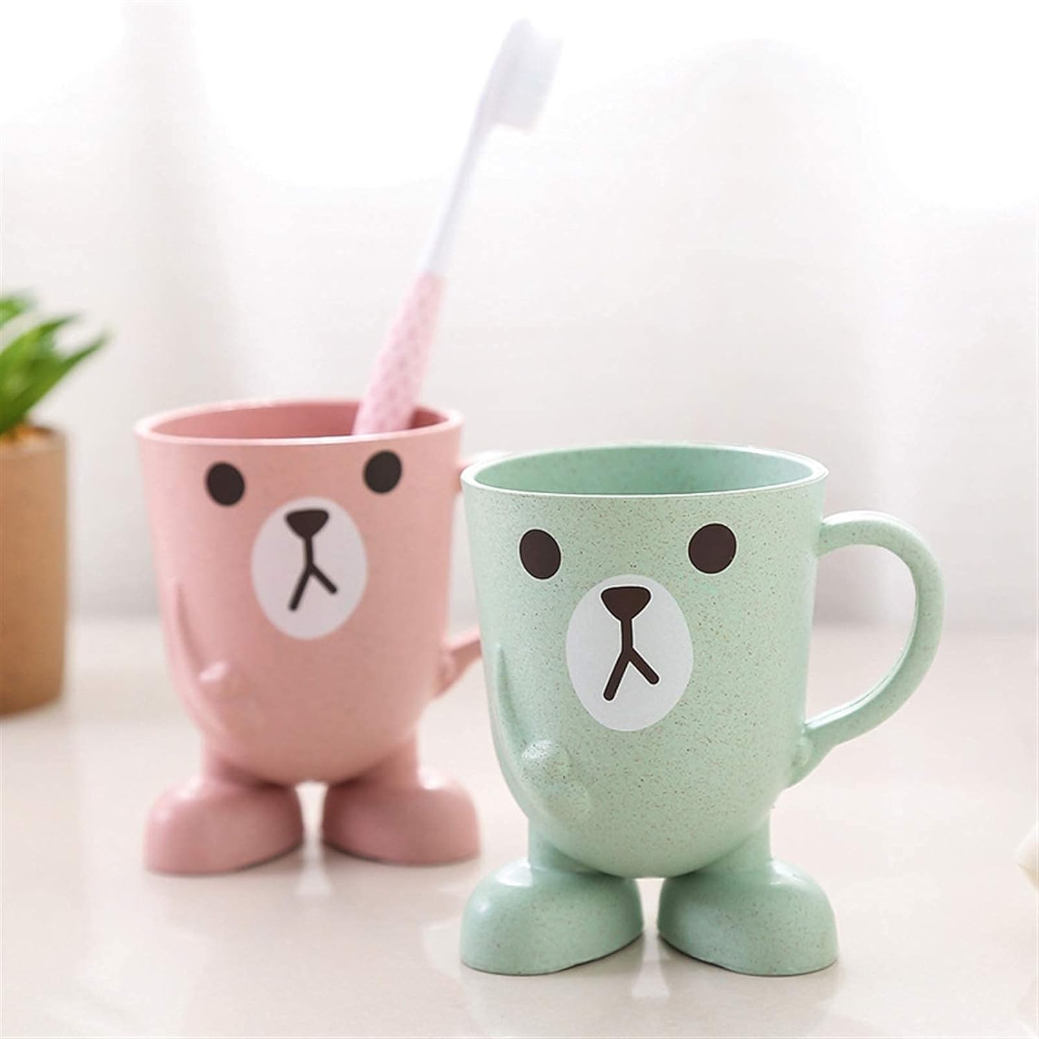 4101 Toothbrush Holders Mouthwash Cup Milk Cup with Handle Breakfast Mug Drink Teeth Washing for Children's Stereo Base Household Brushing Cup 4101 Toothbrush Holders Mouthwash Cup Milk Cup with Handle Breakfast Mug Drink Teeth Washing for Children's Stereo Base Household Brushing Cup